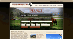 Desktop Screenshot of horsepropertiesinternational.com